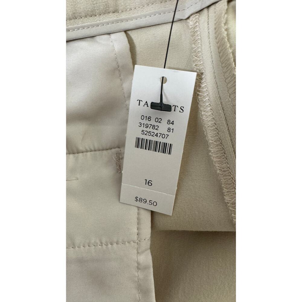 Talbots Cream Ankle Pants - Picture 8 of 10